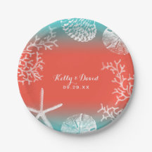 Beach Wedding Coral Reef & Starfish