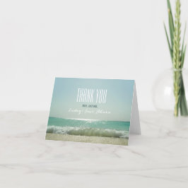 Beach Wedding danke Ihnen Karten