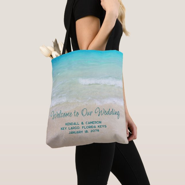 Beach Wedding Destination Willkommensbeutel Tasche (Von Nahem)