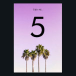 Beach Wedding Foto Tischnummer Card<br><div class="desc">Beach Wedding Foto Tischnummer Card</div>