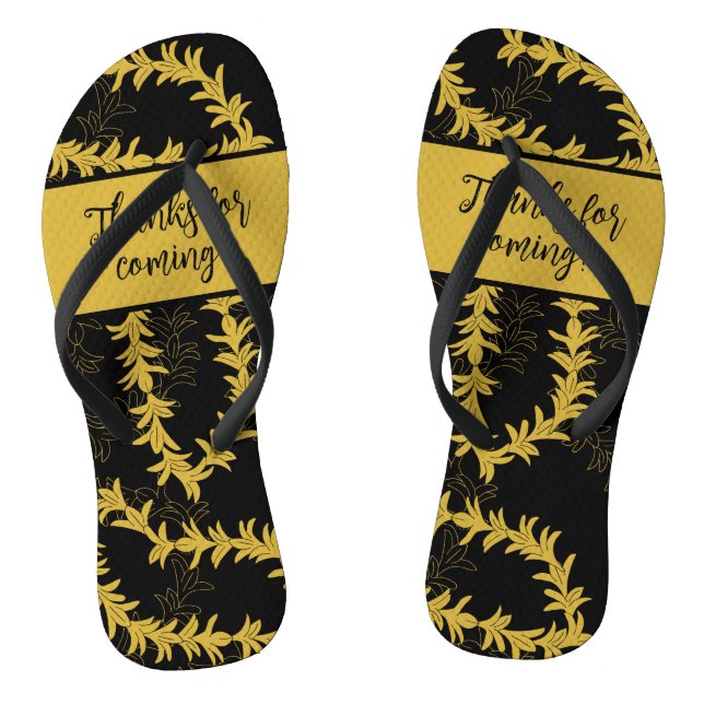 Beach Wedding Guest Danke Flip Flops (Fußbett)