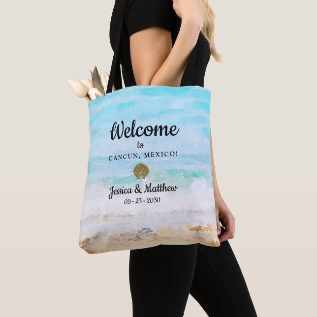 Beach Wedding Guest Welcome Bag Tasche (Von Nahem)