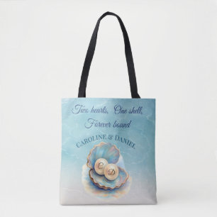 Beach Wedding Pearls Muschel Elegantes Ocean Thema Tasche
