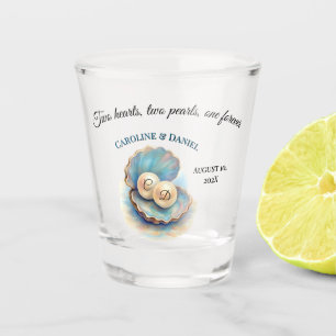 Beach Wedding Pearls Muschel Elegantes Theme Gi Schnapsglas