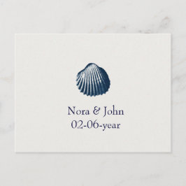 Beach Wedding Rsvp Karte