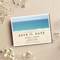 Beach Wedding Save the Date