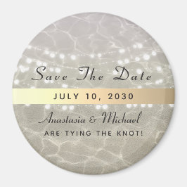 Beach Wedding Save the Date Einladung Magnet
