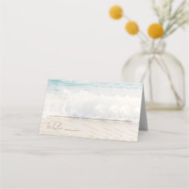 Beach Wedding Seaside Wedding Place Card Platzkarte