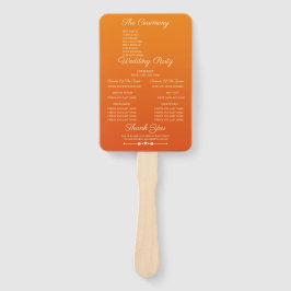 Beach Wedding Starfish Bouquet Programm Handfan Fächer