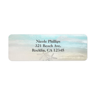 Beach White Starfish Elegante Sommereinladung