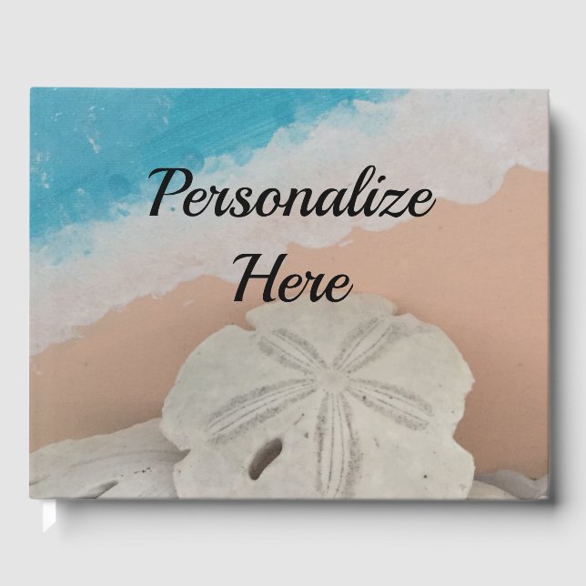 Beach Wish Seashells Gästebuch (Vorderseite)