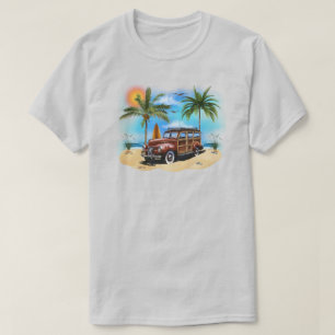 Beach Woody Wagon T - Shirt