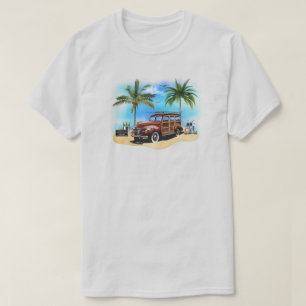 Beach Woody Wagon T - Shirt