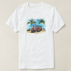 Beach Woody Wagon T - Shirt