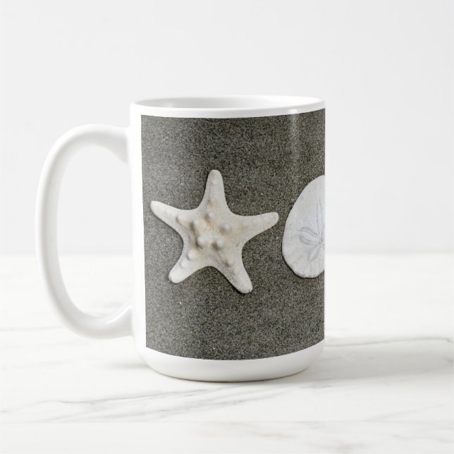 Beach X's and O's Foto Coffee Tasse (Links)