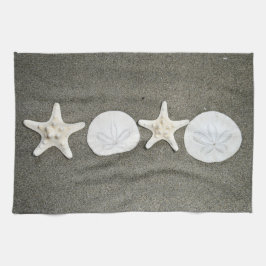 Beach X's and O's Foto Küchentücher