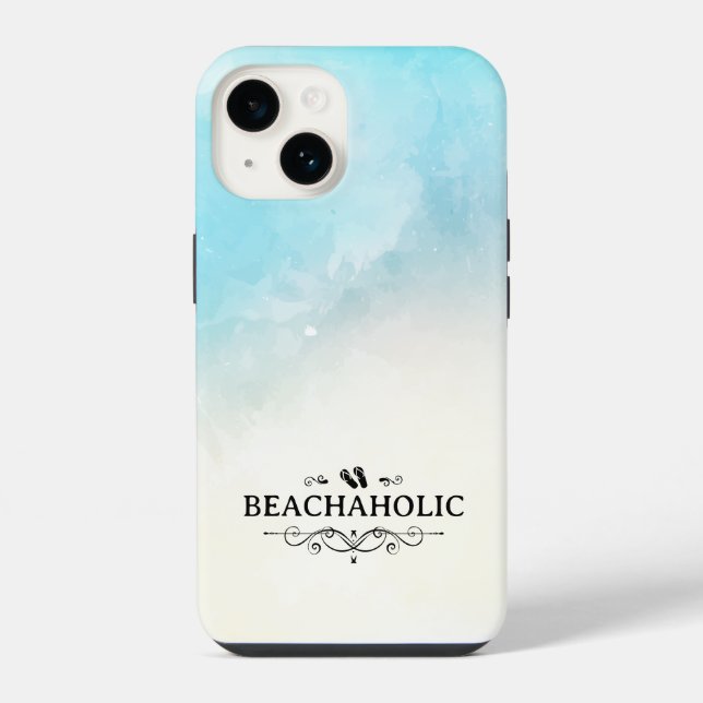 Beachaholic Strand iPhone 14 Hülle (Rückseite)