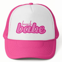 "Beachbabe" denim heißen Rosa und Weiß