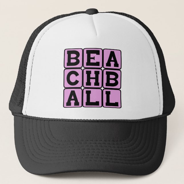 Beachball, Beach Toy Truckerkappe (Vorderseite)