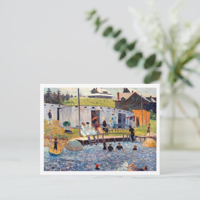 Beachberühmte Landschaft Postcard Postkarte (Stehend Vorderseite)