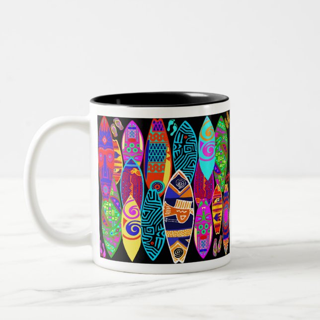 Beachboys Surfin USA Zweifarbige Tasse (Links)