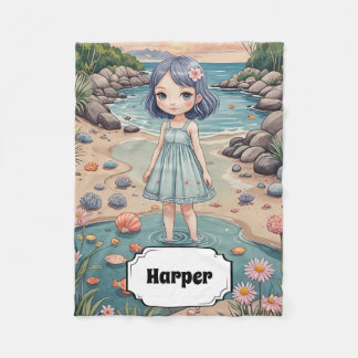 Beachcomber's Bliss Personalisiert Fleecedecke