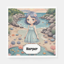 Beachcomber's Bliss Personalisiert Serviette