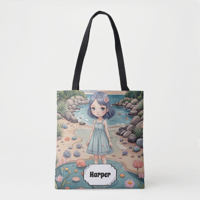 Beachcomber's Bliss Personalisiert Tasche (Vorderseite)