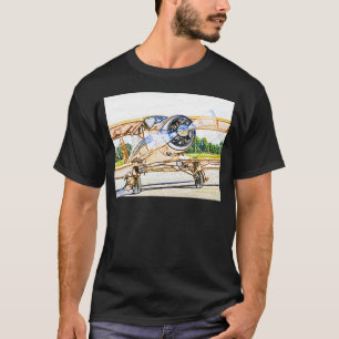 Beachcraft Staggerwing Veteranenflugzeug T-Shirt