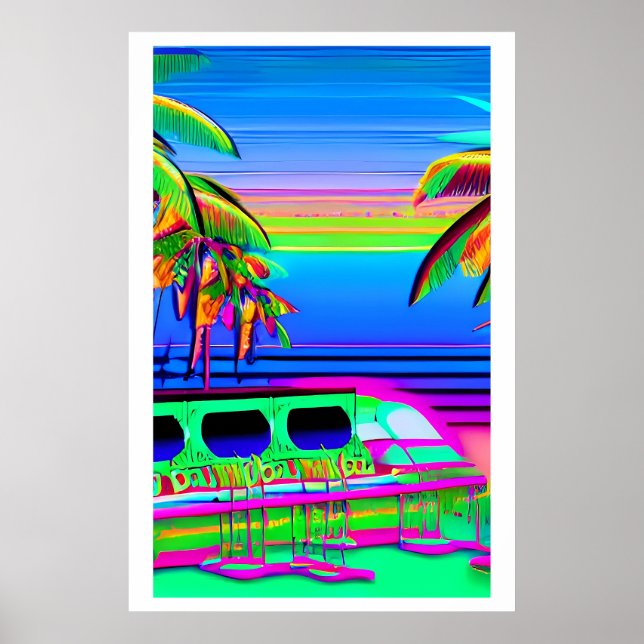 Beached Dreams - Ken Gage Art Poster (Vorne)