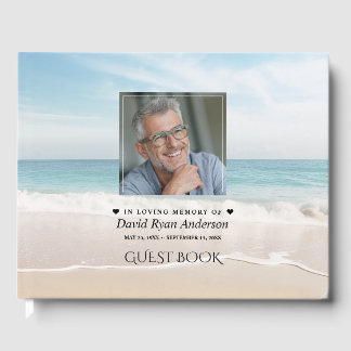 Beachfeier zum Foto der Beerdigung Gästebuch