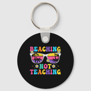 Beaching not lehring Funny Summer Teacher Beach V Schlüsselanhänger
