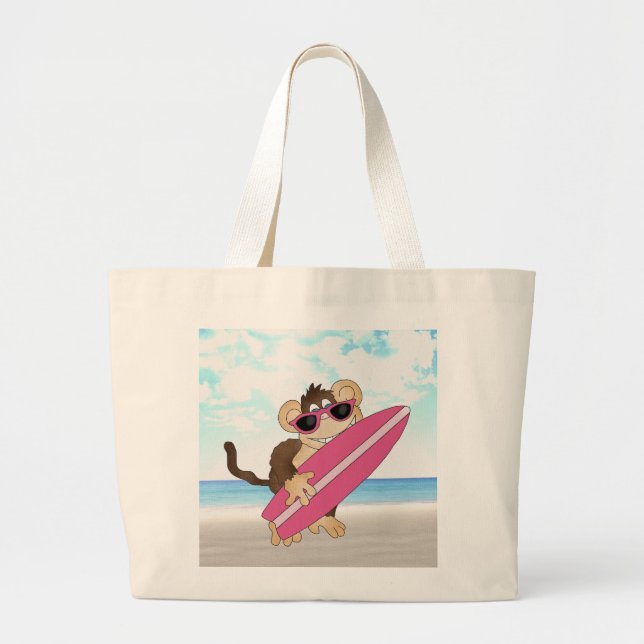 Beachmonkey Tote Bag Jumbo Stoffbeutel (Vorne)
