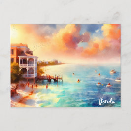 Beachreise Vintage Tasten Florida Postkarten kaufe