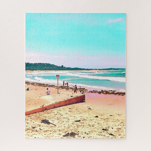 Beachscape Australien vor Herausforderungen (Vertikal)