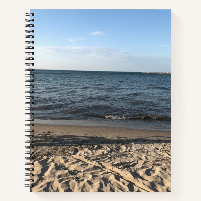 Beachspirale-Notebook Notizbuch (Vorderseite)