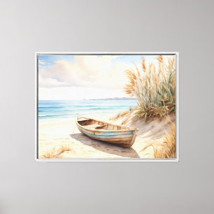 Beachszene Leinwand Wall Art