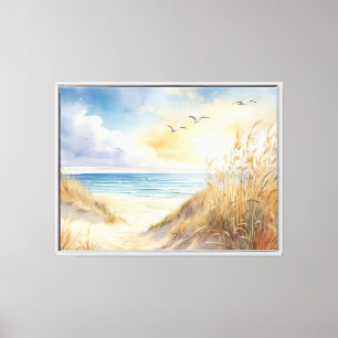 Beachszene Leinwand Wall Art