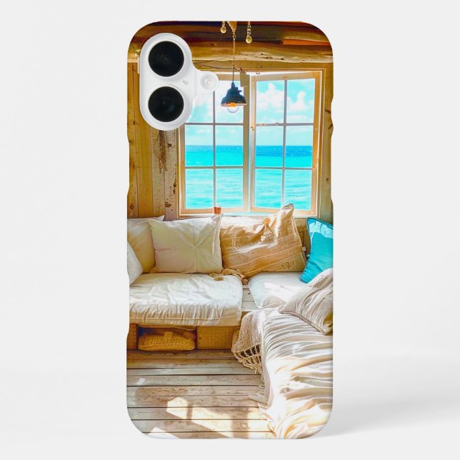BeachView Phone Case iPhone 16 Plus Hülle (Rückseite)