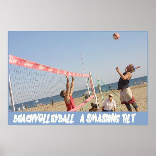 BeachVolleyball Smashin Tilt Poster (Vorne)