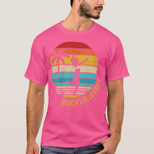 Beachvolleyball Vintages Retro T-Shirt