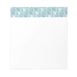 Beachy Blue Karos Notizblock