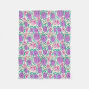 Beachy Boho Print Fleecedecke