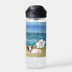 Beachy Boston Terrier Trinkflasche