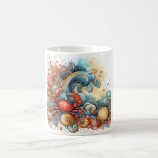 Beachy Crab Coffee Cup Kaffeetasse