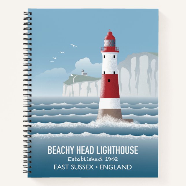 Beachy Head Lighthouse Notizbuch (Vorderseite)