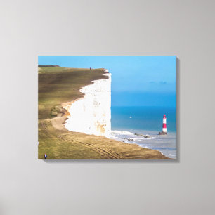 Beachy Head und Leuchtturm mit Leinwand
