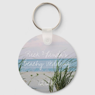 Beachy Hochzeit Schlüsselanhänger
