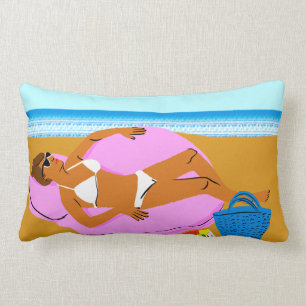 Beachy Keen - Pink Lendenkissen