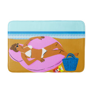 Beachy Keen - Rosa Badematte